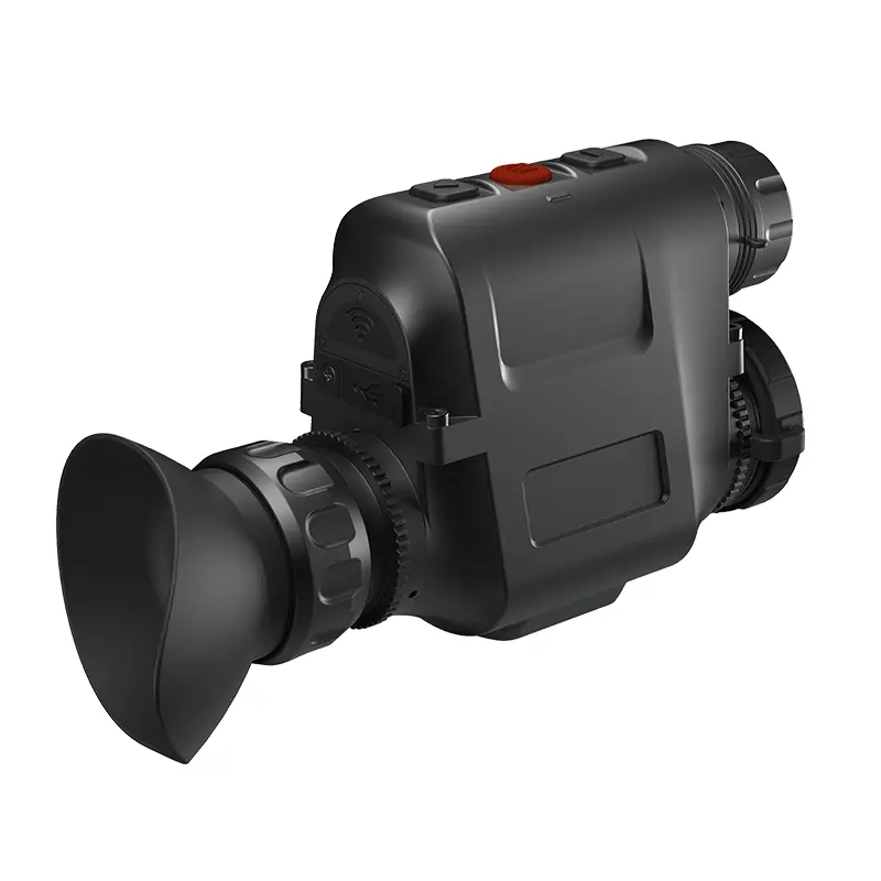 Monoculare thermique Binock pour la chasse modèle THM10 sur fond blanc